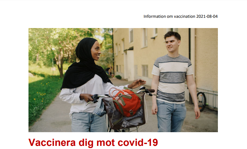 Informationsblad vaccination
