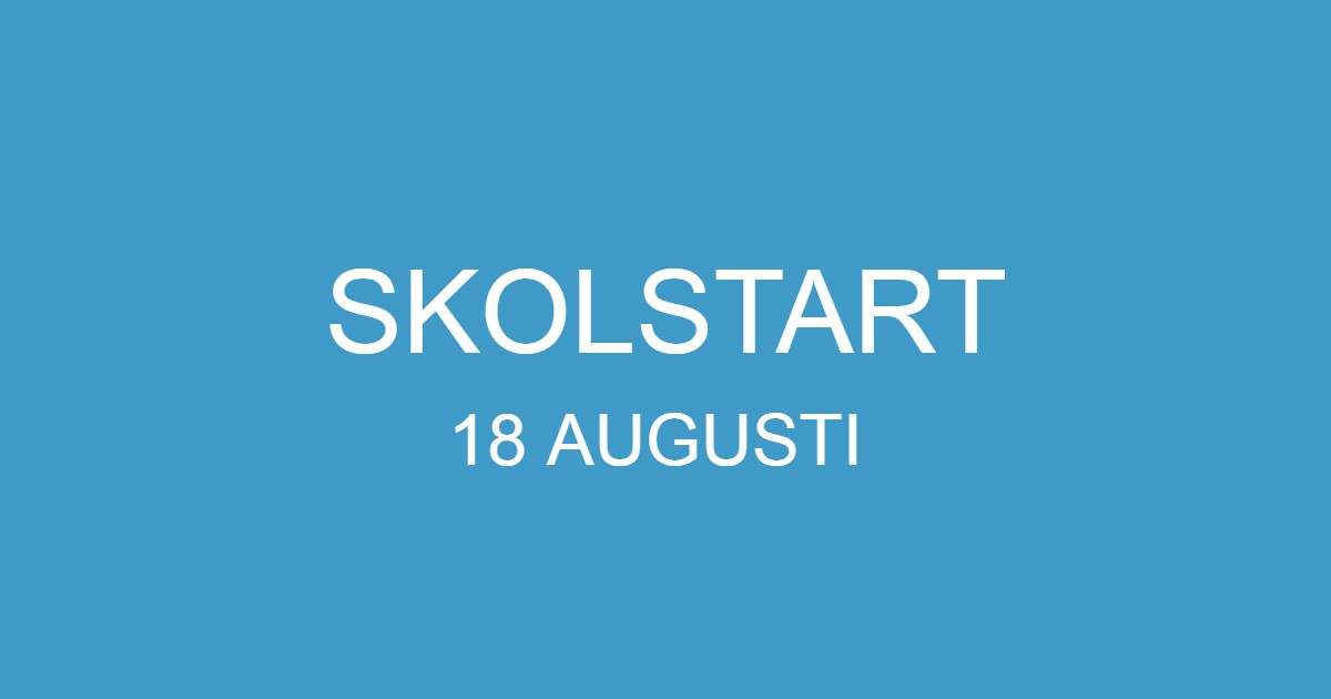 Skolstart